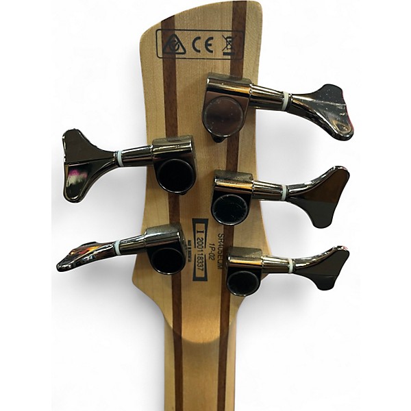 Used Ibanez SR405 5 String Sunburst Electric Bass Guitar