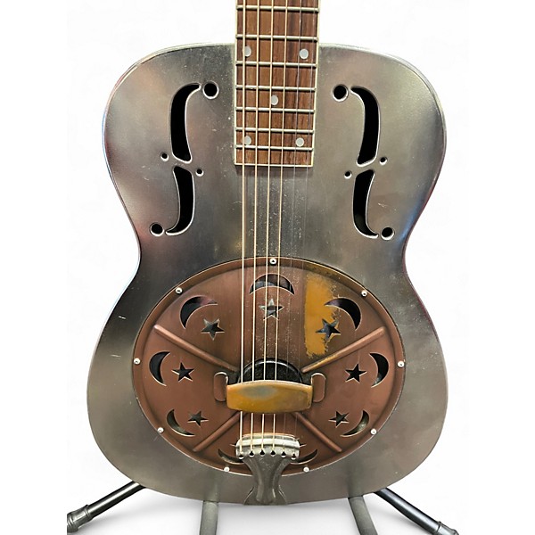 Used Republic RESOLIAN STEEL Resonator Guitar