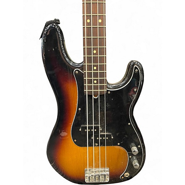 Used Fender Standard Precision Bass BURST Electric Bass Guitar