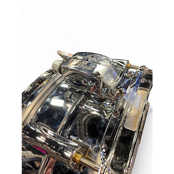 Used Pearl 5.5X14 Sensitone Snare steel alloy Drum