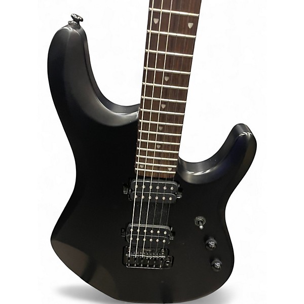 Used Sterling by Music Man JP50 John Petrucci Signature Satin Black Solid Body Electric Guitar