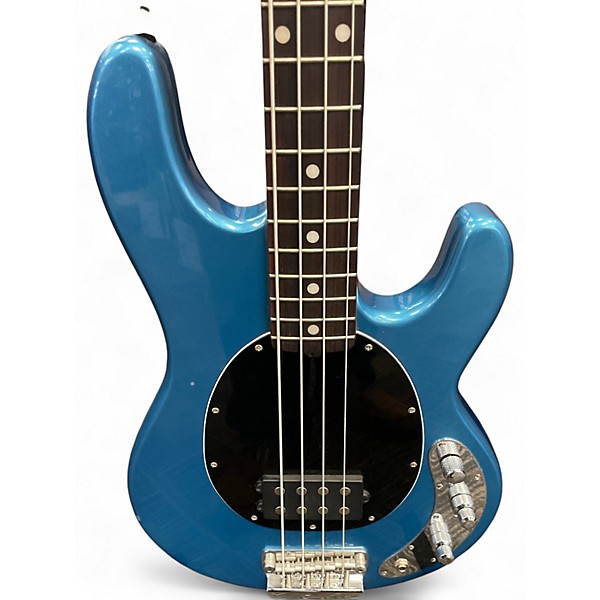 Used Sterling by Music Man Ray24 Blue Electric Bass Guitar