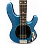 Used Sterling by Music Man Ray24 Blue Electric Bass Guitar