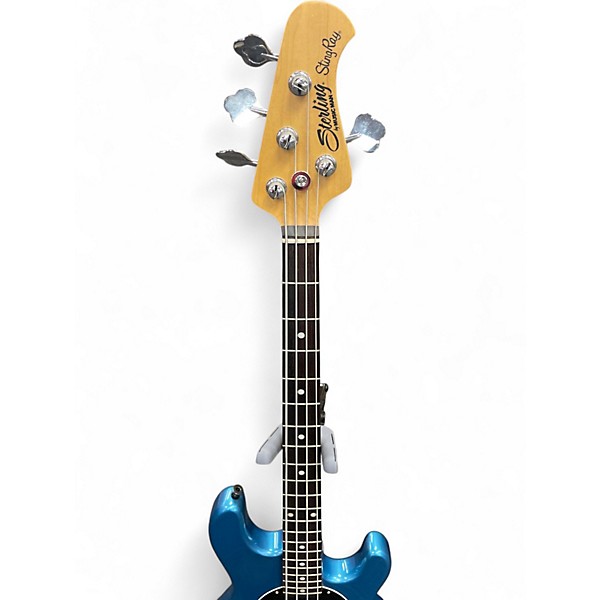 Used Sterling by Music Man Ray24 Blue Electric Bass Guitar