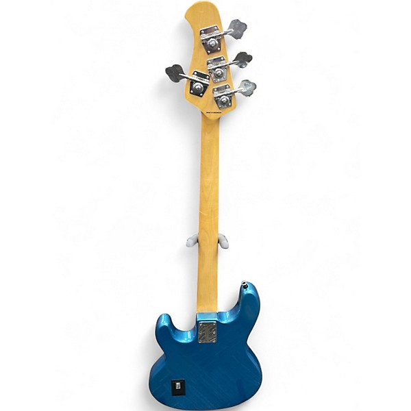 Used Sterling by Music Man Ray24 Blue Electric Bass Guitar