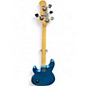 Used Sterling by Music Man Ray24 Blue Electric Bass Guitar
