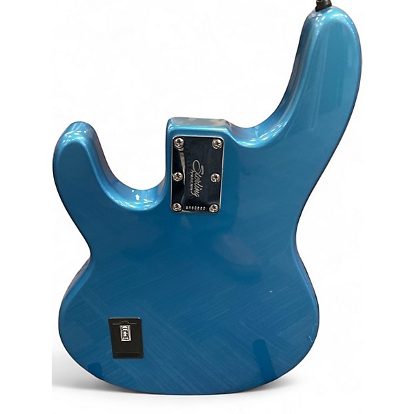 Used Sterling by Music Man Ray24 Blue Electric Bass Guitar