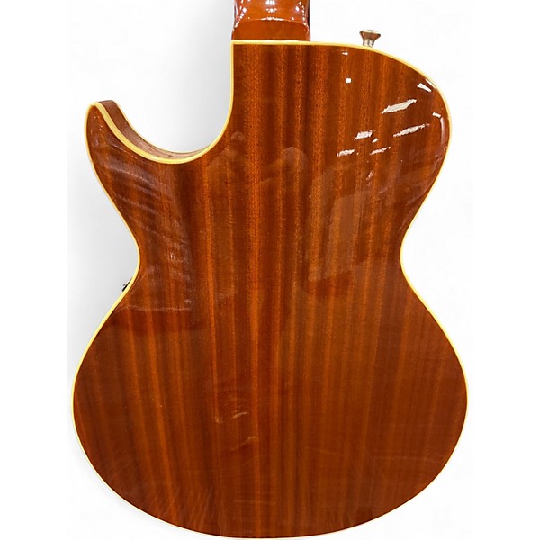 Used Hohner HJ3 QUILT AMBER Hollow Body Electric Guitar