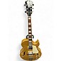 Used Ibanez AK75DGD1201 Metallic Gold Hollow Body Electric Guitar