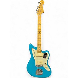 Used Fender American Professional ii Jazzmaster miami blue Solid Body Electric Guitar