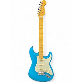Used Fender American Professional ii Stratocaster SSS miami blue Solid Body Electric Guitar
