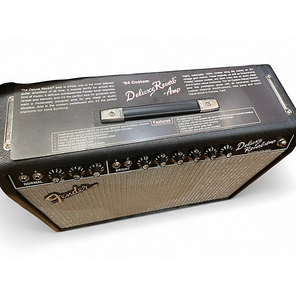Used Fender 64 Custom Deluxe Reverb Tube Guitar Combo Amp