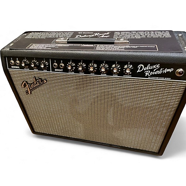 Used Fender 64 Custom Deluxe Reverb Tube Guitar Combo Amp