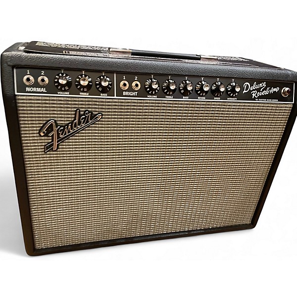 Used Fender 64 Custom Deluxe Reverb Tube Guitar Combo Amp