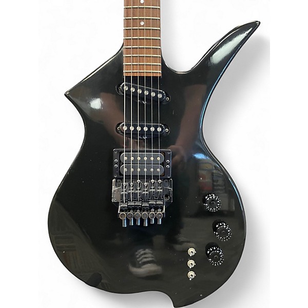 Vintage 1990s The Heritage MARK SLAUGHTER BLACK Solid Body Electric Guitar