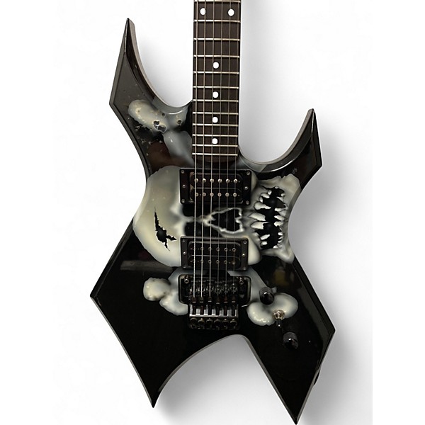 Used 1990s B.C. Rich U.S.A Warlock Custom Graphic Solid Body Electric Guitar