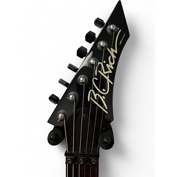 Used 1990s B.C. Rich U.S.A Warlock Custom Graphic Solid Body Electric Guitar