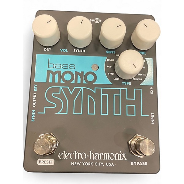 Used Electro-Harmonix Bass Mono Synth Bass Bass Effect Pedal