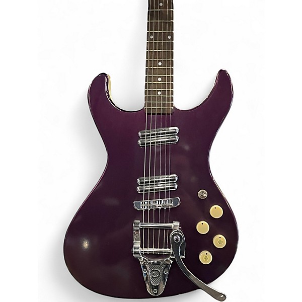 Used Danelectro Hodad Purple Solid Body Electric Guitar