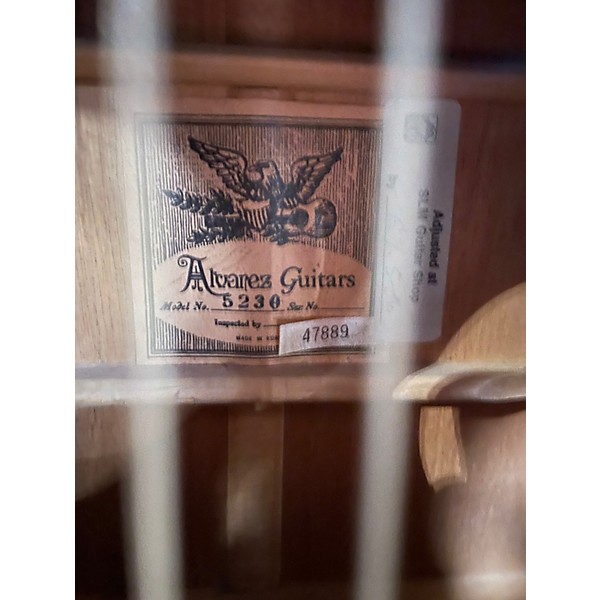 Used Alvarez MODEL 5230 MIK Natural Acoustic Guitar