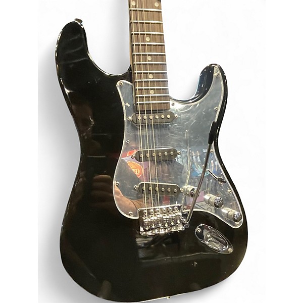 Used Sawtooth ST-ES-BKC Black Solid Body Electric Guitar