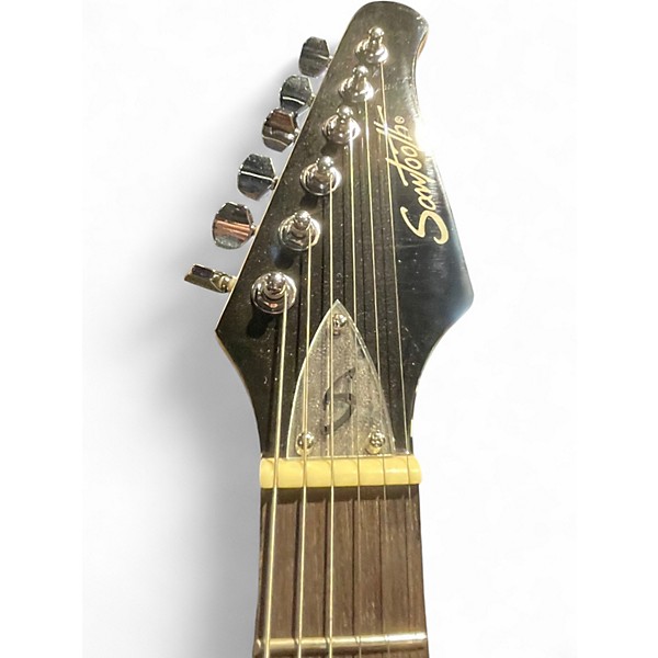 Used Sawtooth ST-ES-BKC Black Solid Body Electric Guitar