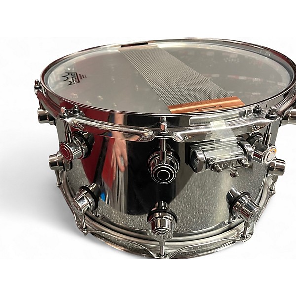 Used DW 14X8 Performance Series Snare Metallic Silver Drum
