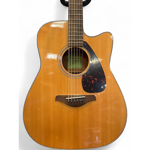 Used Yamaha fgx800c Natural Acoustic Electric Guitar