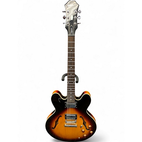 Used Epiphone Dot Special 2 2 Tone Sunburst Hollow Body Electric Guitar