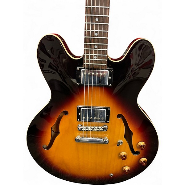 Used Epiphone Dot Special 2 2 Tone Sunburst Hollow Body Electric Guitar