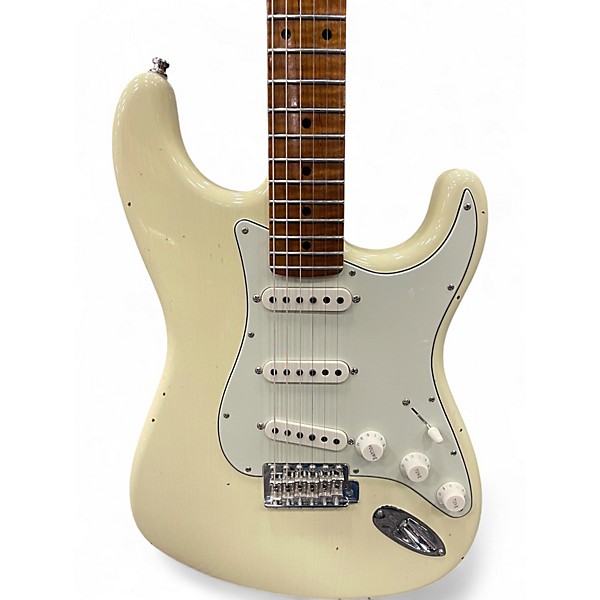 Used 2022 Fender Custom Shop GT11 Vintage White Solid Body Electric Guitar