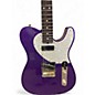 Used Tuttle CUSTOM HOLLOW T PURPLE SPARKLE LACQUER Solid Body Electric Guitar