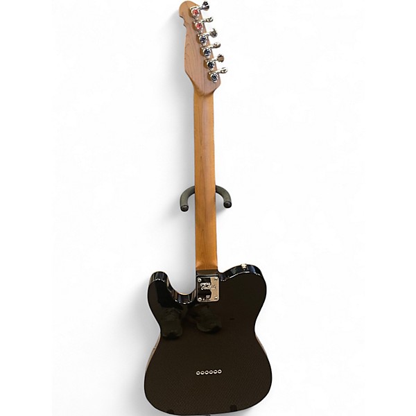 Used Tuttle CUSTOM HOLLOW T PURPLE SPARKLE LACQUER Solid Body Electric Guitar