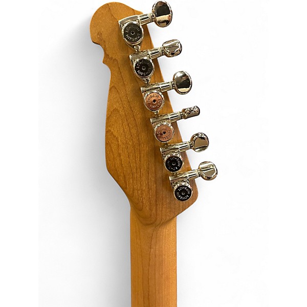 Used Tuttle CUSTOM HOLLOW T PURPLE SPARKLE LACQUER Solid Body Electric Guitar