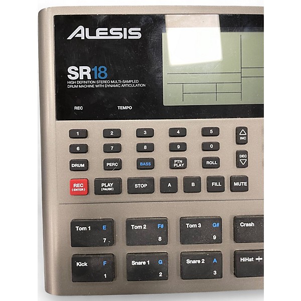 Used Alesis SR18 Drum Machine