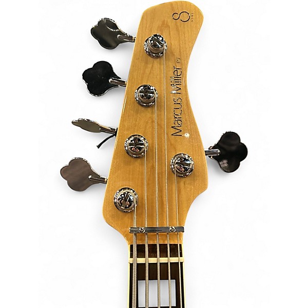 Used Sire Marcus Miller P7 Swamp Ash Antique White Electric Bass Guitar