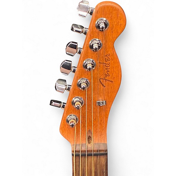 Used 2022 Fender Acoustasonic Player Telecaster Daphne Blue Acoustic Electric Guitar