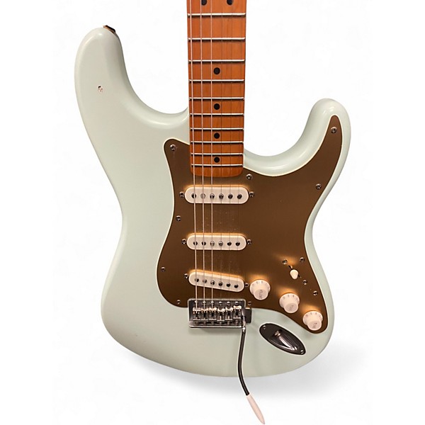 Used Squier 40th Anniversary Stratocaster Sonic Blue Solid Body Electric Guitar