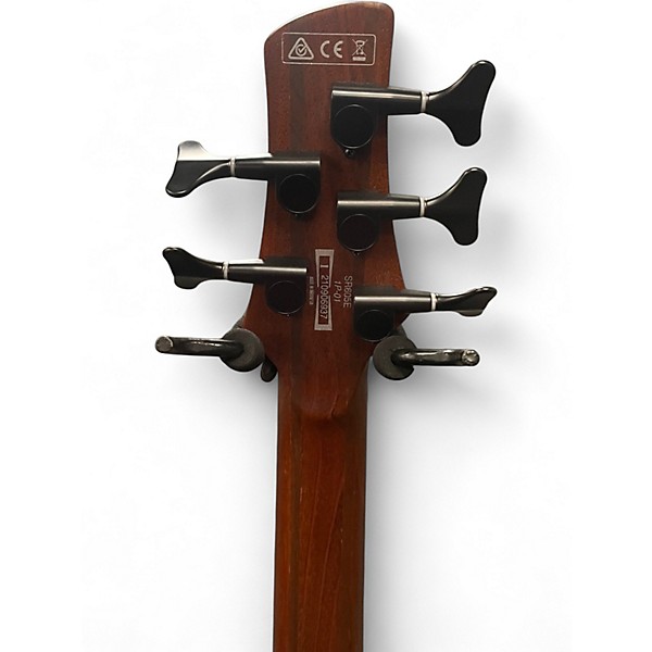 Used Ibanez SR605 5 String Black Stained Burst  Electric Bass Guitar