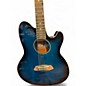 Used Ibanez TCY10E Talman Blue Burst Acoustic Electric Guitar