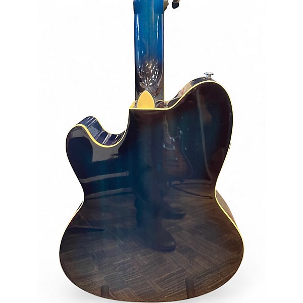 Used Ibanez TCY10E Talman Blue Burst Acoustic Electric Guitar