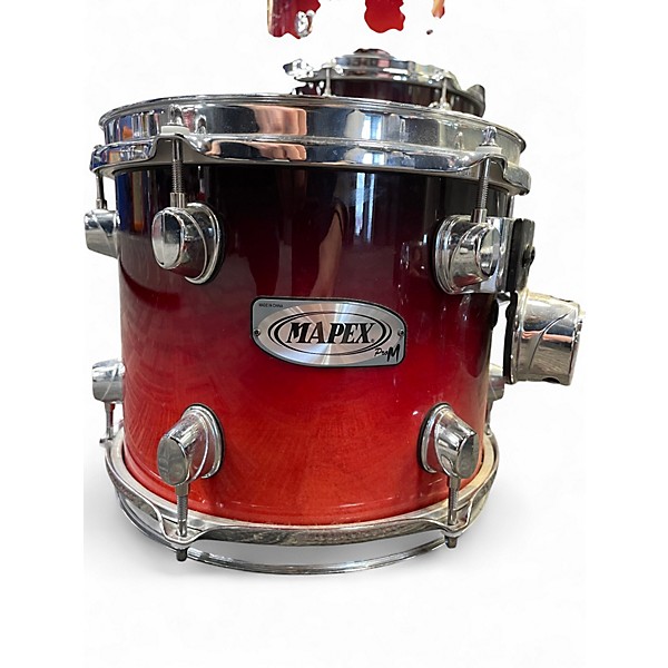 Used Mapex 5 Piece Pro M Crimson Fade Drum Kit