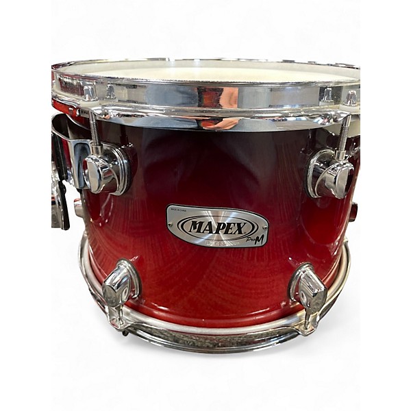 Used Mapex 5 Piece Pro M Crimson Fade Drum Kit