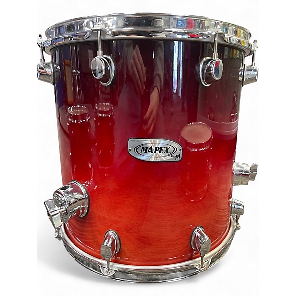Used Mapex 5 Piece Pro M Crimson Fade Drum Kit