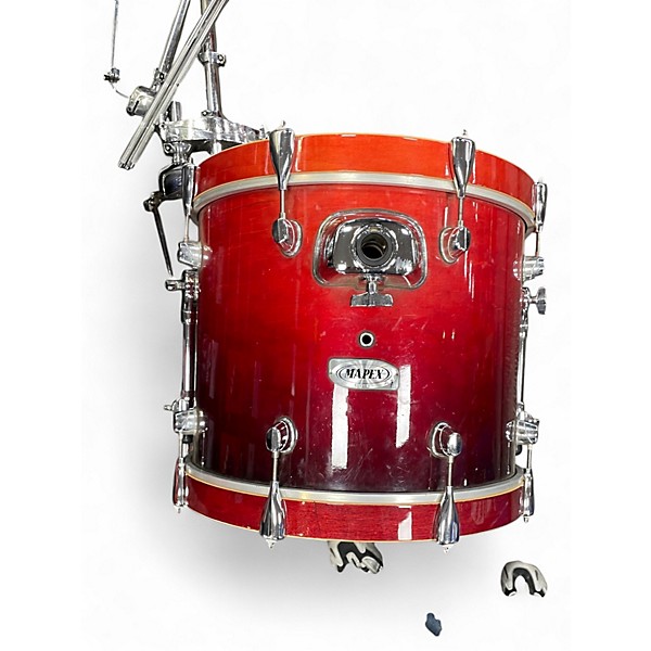 Used Mapex 5 Piece Pro M Crimson Fade Drum Kit
