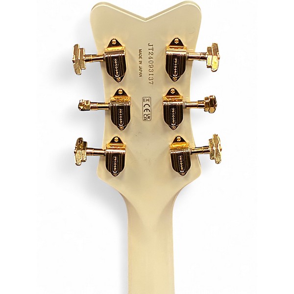 Used 2024 Gretsch Guitars G6136T-59 Vintage Select White Falcon White Hollow Body Electric Guitar