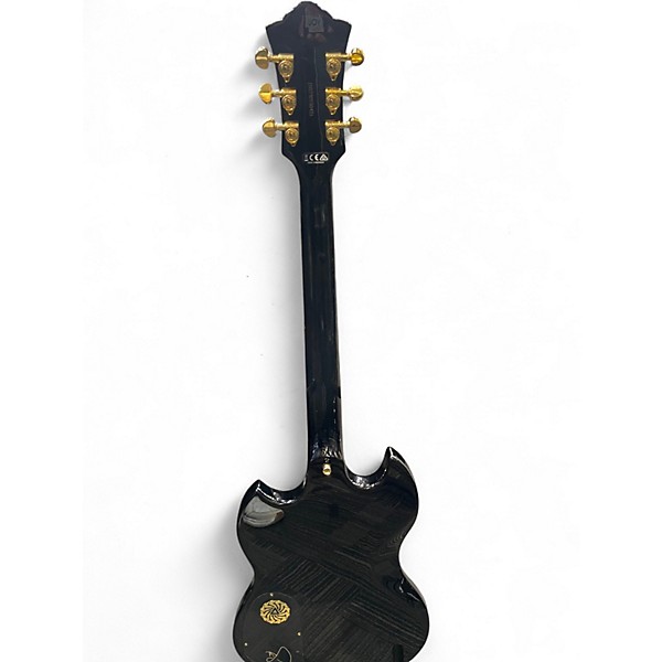 Used Guild POLARA KIM THAYIL Black and Gold Solid Body Electric Guitar