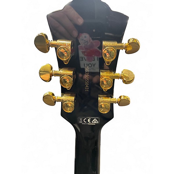 Used Guild POLARA KIM THAYIL Black and Gold Solid Body Electric Guitar