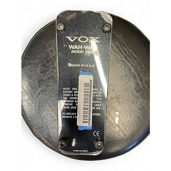 Used VOX V847 Reissue Wah Effect Pedal