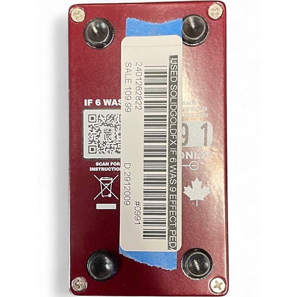 Used SolidGoldFX If 6 Was 9 Effect Pedal